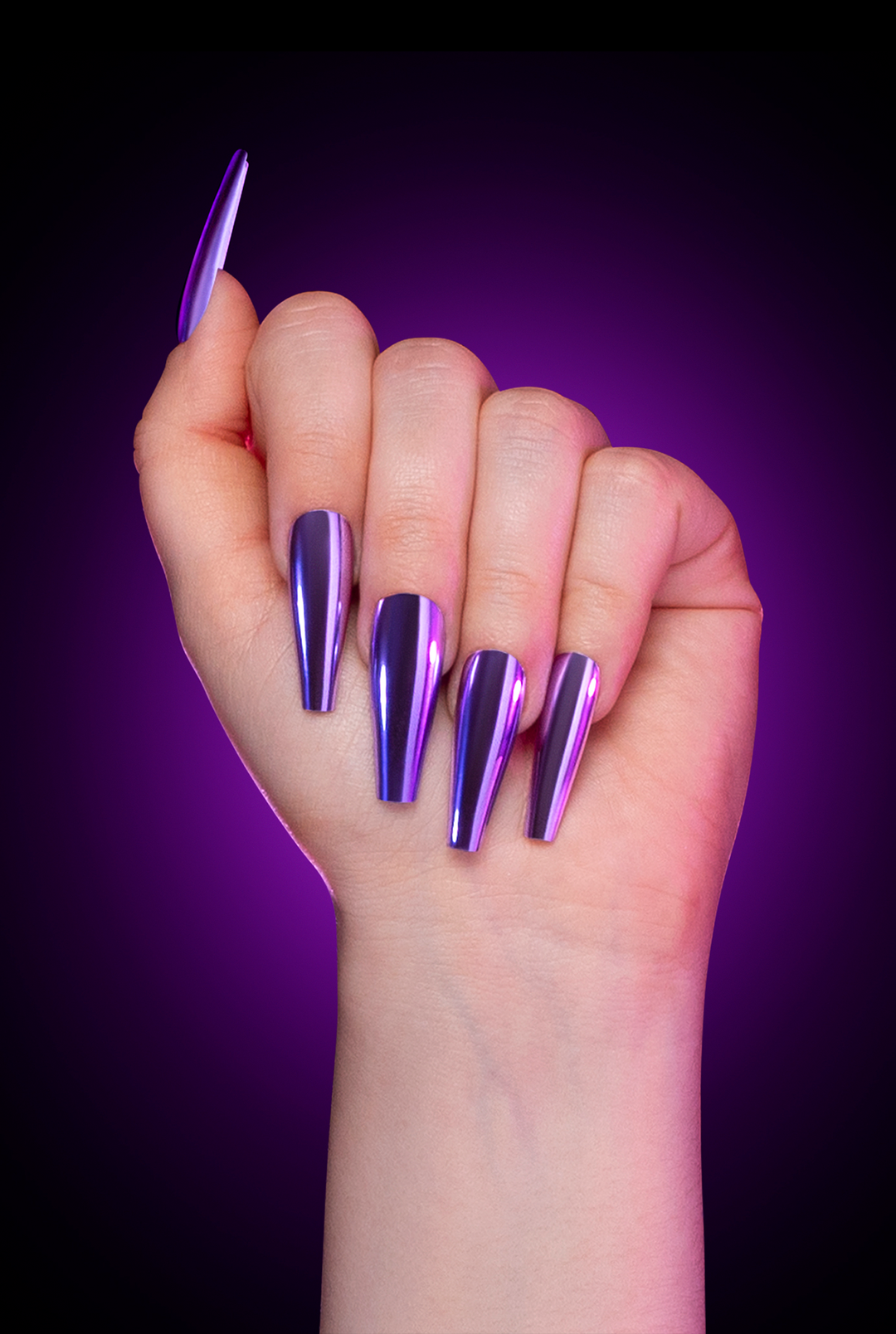 AMETHYST MOON PRESS ON NAILS – Black Moon Cosmetics